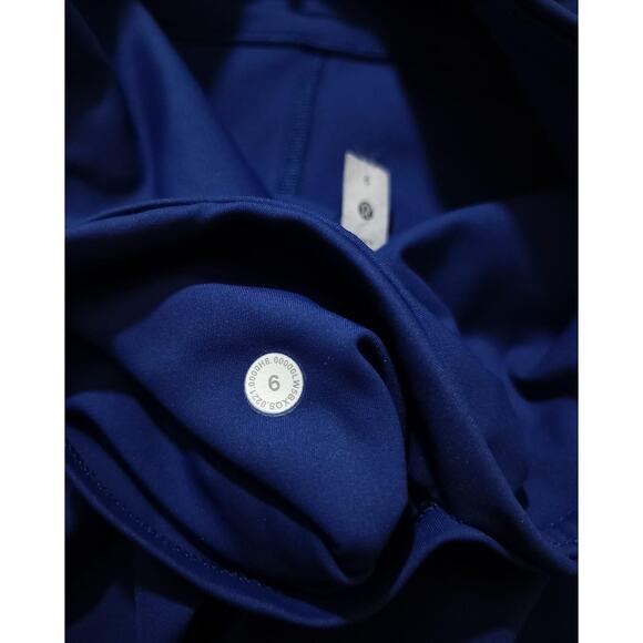 Lululemon women Fast & Free 7/8 Tight II *Non-Reflective Nulux 25" blue size 6 - Picture 13 of 14